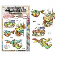 CRABSOLUTELY NOT clear stamp set from AALL & Create A6