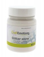 GLITTER SNOW paste from CraftEmotions 60 ml