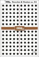 PRE-ORDER Stencilzz/Maskzz Circles from CreaLies 15x21 cm