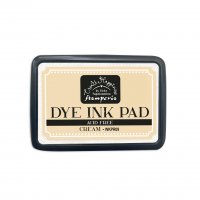 CREAM dye ink pad Create Happiness - Krämgul stämpeldyna från Vicky Papaioannou Stamperia