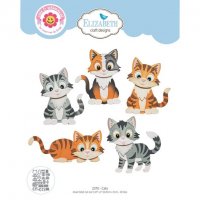CUTE & WHIMSICAL MEET THE CATS die set - Kattstansmallar från Elizabeth craft designs