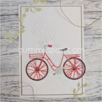 BICYCLE FROM THE SIDE die CYKEL FRÅN SIDAN from Gummiapan 92,5 x 57 mm