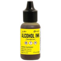 Dandelion alcohol ink - Gul alco-ink från Ranger Ink