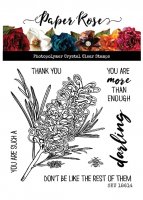 PRE-ORDER - Darling Grevillea clear stamp set 4x4 from Paper Rose 10x10 cm