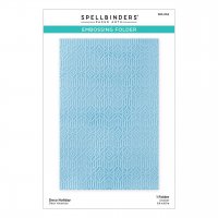 DECO HOLIDAY embossing folder - Embossingfolder från Spellbinders 13.97 x 21.60 cm