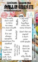 pre-order DEE SAYS clear stamp set from Janet Klein AALL & Create A6