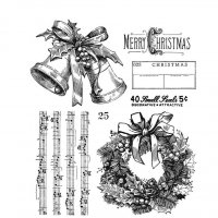DEPARTMENT STORE Christmas rubber stamp set - Juliga stämplar från Tim Holtz Stamper's Anonymous