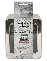Distress spray tin storage - Förvaringslåda för distress-sprayer från Tim Holtz Ranger ink