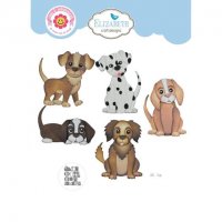 DOGS DOG DAYS die set - Hundstansmallar från Elizabeth craft designs
