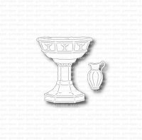 DOPFUNT OCH KANNA baptism font and jug die set from Gummiapan ca 43x50,5 , 13,5x22 mm