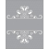 Dotted lace cut and emboss folder - Embossingfolder med skärfunktion från Spellbinders