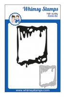 Drippy frame die Halloween - Droppande ramstansmall från Whimsy Stamps