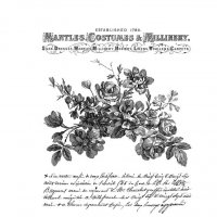 FÖRBESTÄLLNING Excuisite flower text cling rubber stamp set - Stämpelset med blommor och texter från Tim Holtz Stamper's Anonymo