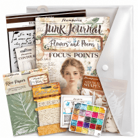 Flowers and Poems Art Journaling Selection by Vicky Papaioannou - Kit från Vicky Papaioannou Stamperia