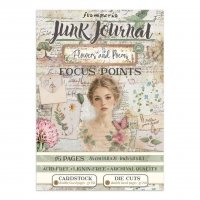 FLOWERS AND POEMS JUNK JOURNAL FOCUS POINTS - Dekorationer från Stamperia A5