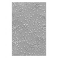 Flurry of Snowflakes 3D Embossing Folder - Embossingfolder med snöflingor från Spellbinders ca 14x21 cm