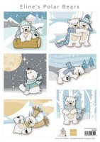 PRE-ORDER - Eline‘s Background polar bears from Marianne Design A4