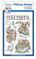 PRE-ORDER Floppy Bunnies Clear Stamp set from Whimsy Stamps 10x15 cm