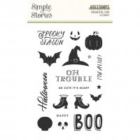 FRIGHTFUL FUN Halloween clear stamp set from Simple Stories 10x15 cm