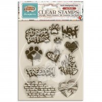 Furry Friends 2 Clear Stamp set - Stämplar med hundtema från by Antonis Tzanidakis Stamperia A5
