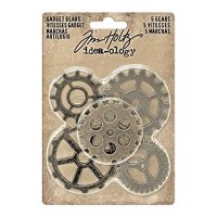 gadget gears, cog wheels, kugghjul, tim holtz