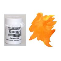 Gamboge orangebrunt pigmentpulvre från Brusho / ColourCraft 15 g
