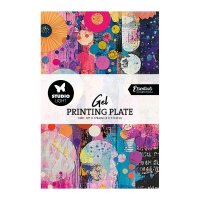 Gel printing plate 5x7 inch - Geléplatta från Studio Light ca 17,5x25,4 cm