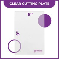 CLEAR CUTTING PLATE Gemini junior 6x9 - Skärplatta från Crafter's companion ca 15x22 cm