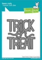 Giant Trick or Treat die Halloween - Ordstansmall från Lawn Fawn