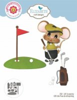 GOLF ACCESSORIES (for little mouse - not included) from Elizabeth craft designs