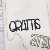 GRATTIS SWEDISH CONGRATS die FROM Gummiapan ca 46 x 16,5 mm