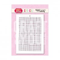 GRID stencil - Rutnätsschablon från Craft & You A6