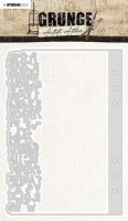 FÖRBESTÄLLNING - Artist‘s Atelier nr.25 grunge album number jumble die set - Stansmallar till album från Studio Light 147x207 mm