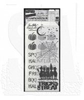 HALLOWEEN CUTOUTS Halloween stamp and stencil set - Stämplar och schabloner från Tim Holtz Stamper's Anonymous