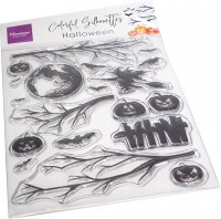 HALLOWEEN silhouettes clear stamp set from Marianne Design 11,5x18,5 cm