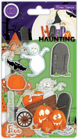 Happy haunting Pumpkins clear stamp set - Stämpelset med halloweentema från Craft Consortium