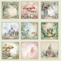 HIDDEN MAGIC tags 12x12 - Klippark från Reprint 30x30 cm