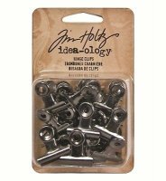 Hinge clips - 15 metal clips from Tim Holtz