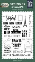 HIT THE ROAD Designer Stamps from Echo Park A6