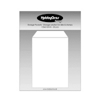 STORAGE POCKETS - Förvaringsfickor från HobbyGros 155x215mm - 25 pcs