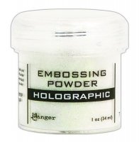 Holographic embossing powder - Embossingpulver från Ranger