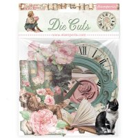 HOUSE OF ROSES DIE CUTS - Utstansade tjocka dekorationer från Stamperia