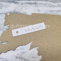 HURRAtagstansmall från Gummiapan ca 10,5 x 44,5 mm