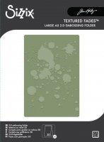 VAULT INK SPLATS embossing folder - Embossingfolder med bläckstänk från Tim Holtz Sizzix A5