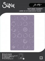 VAULT RINGER embossing folder - Embossingfolder med ringar från Tim Holtz Sizzix A5