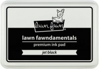 JET BLACK premium ink pad for alcohol markers - Svart stämpeldyna för alkoholbaserade pennor från Lawn Fawn