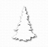 Julgran - Stansmall från Gummiapan 6,35x9 cm
