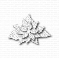 JULSTJÄRNAblommastansmallar från Gummiapan ca 7x6,4 cm