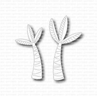 Jurassic tree die set from Gummiapan ca 38x71 mm och 42x84 mm