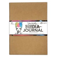 KRAFT Media Large Journal 10x14.25 - Stor journal från Dina Wakley Ranger ink ca 25x35 cm